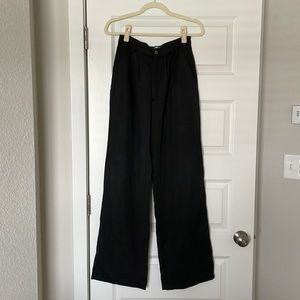 Reformation Mason pant, US size 4, black in color